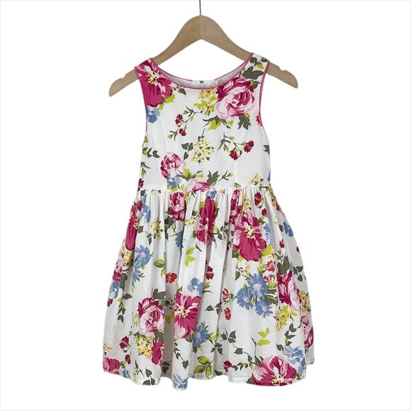 The Children’s Place Sleeveless Floral Tulle Lined Dress Size 6X/7 - Picture 1 of 7